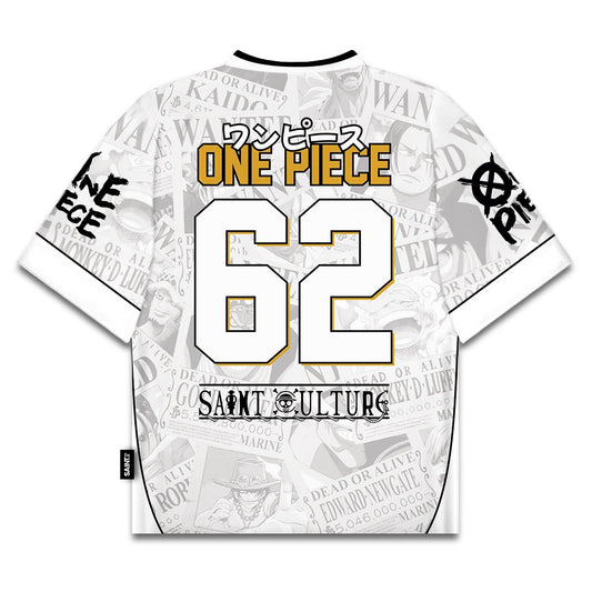 Saint Culture x One Piece — Wanted Posters #62 Football Jersey