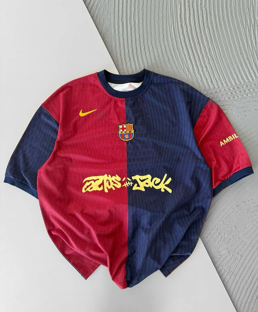 FC Barcelona x Travis Scott Limited Edition Jersey - Red & Navy