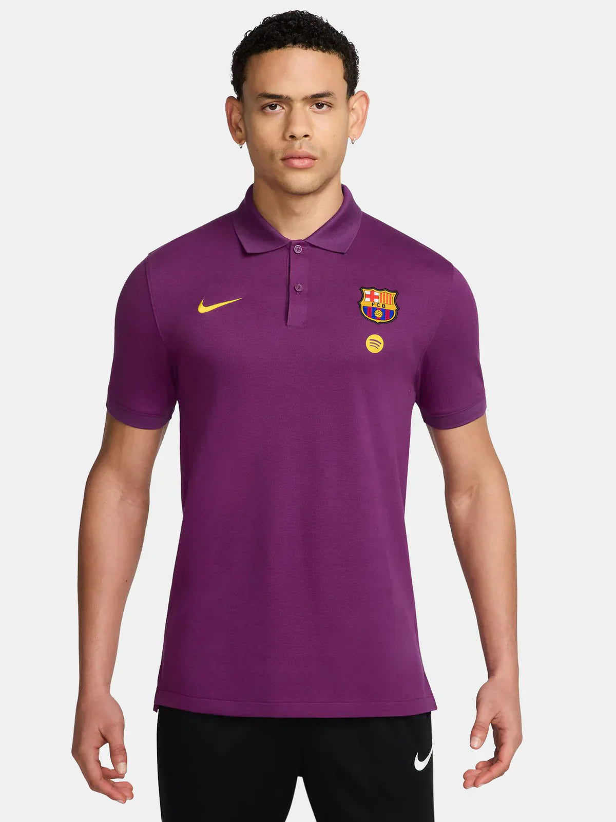 FC Barcelona Travel Polo Shirt – Purple Edition (Nike)