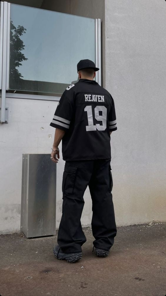 Midnight 19 Oversized Varsity Jersey
