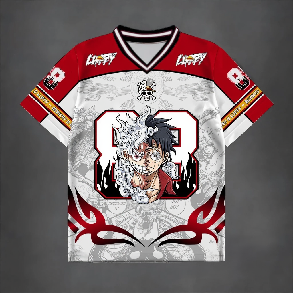 Gear Rage Luffy Jersey – Crimson Edition
