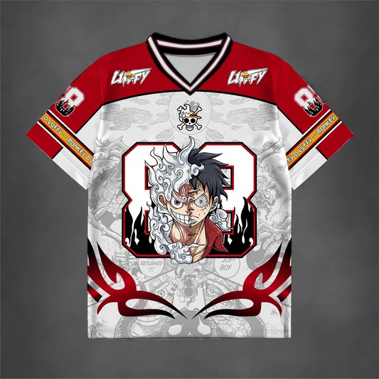 Gear Rage Luffy Jersey – Crimson Edition
