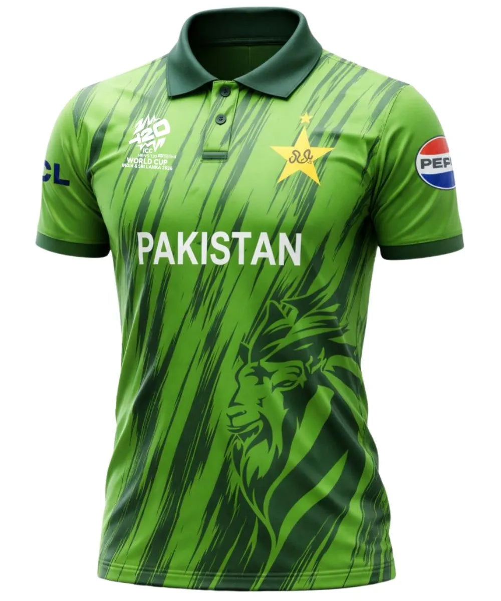 Pakistan Official Playing Kit | ICC T20 World Cup 2026 VANGUARD – MARKHOR EDITION