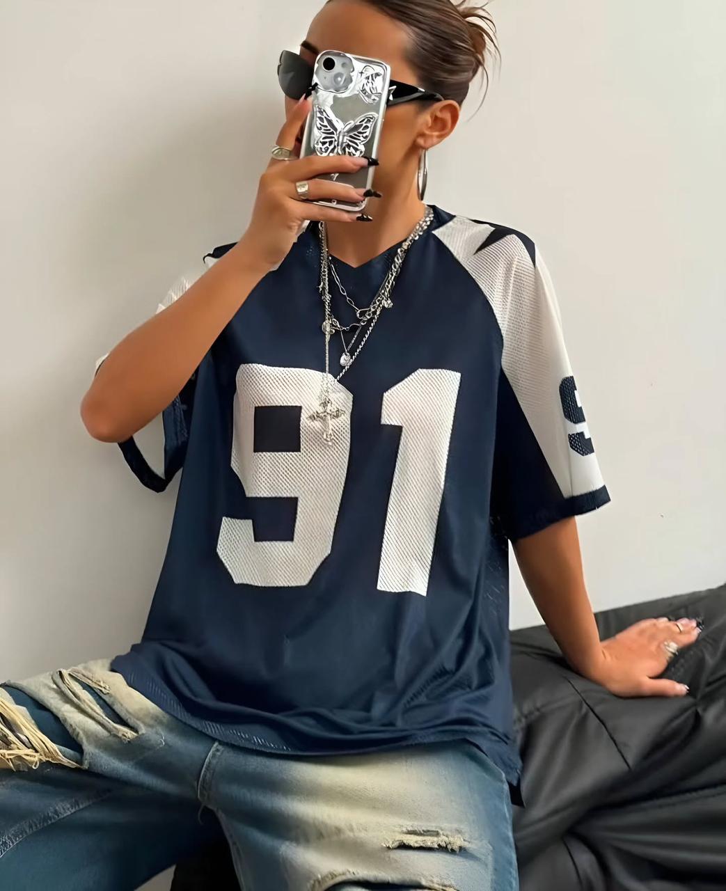 Oversized Varsity Jersey