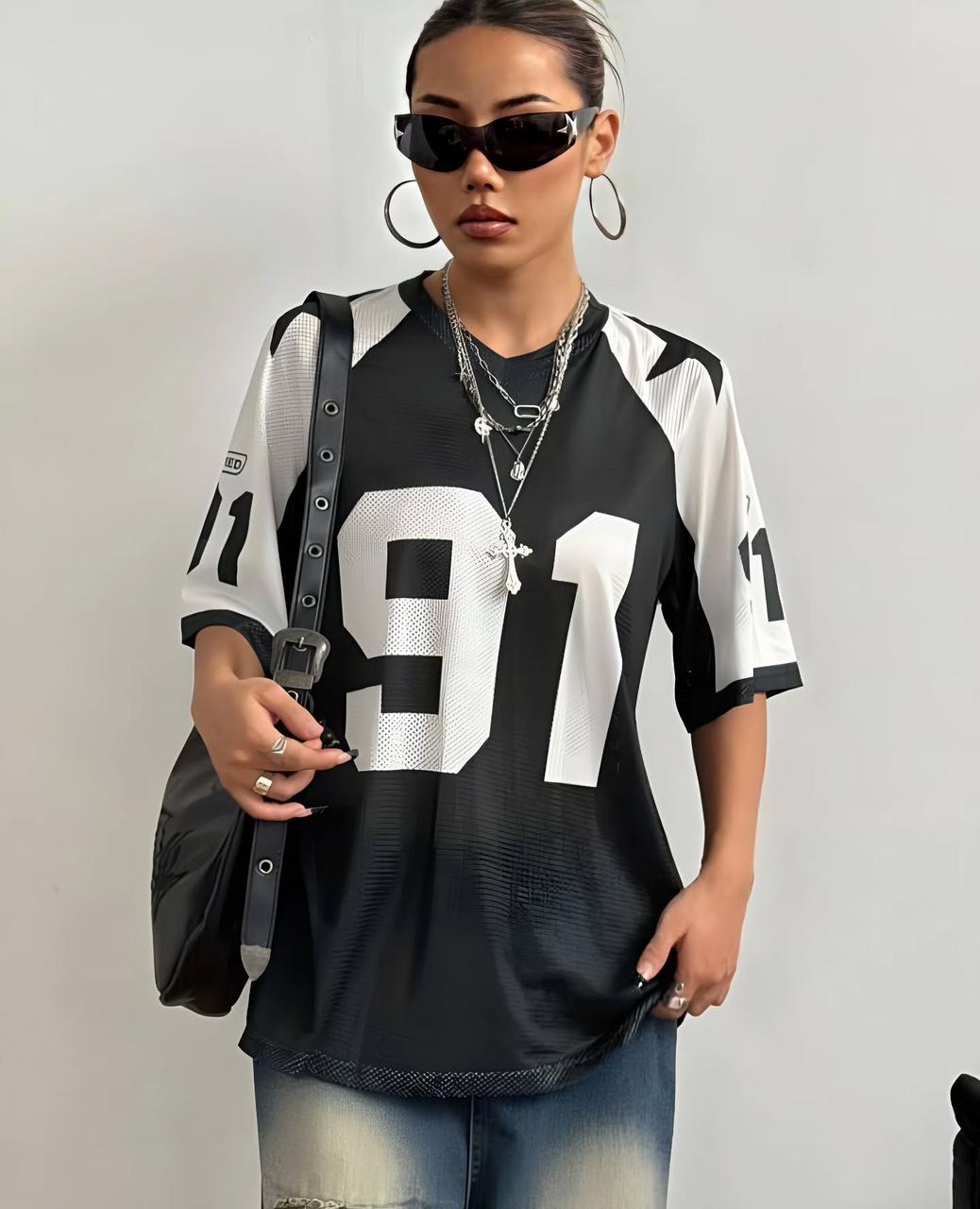 Oversized Varsity Jersey