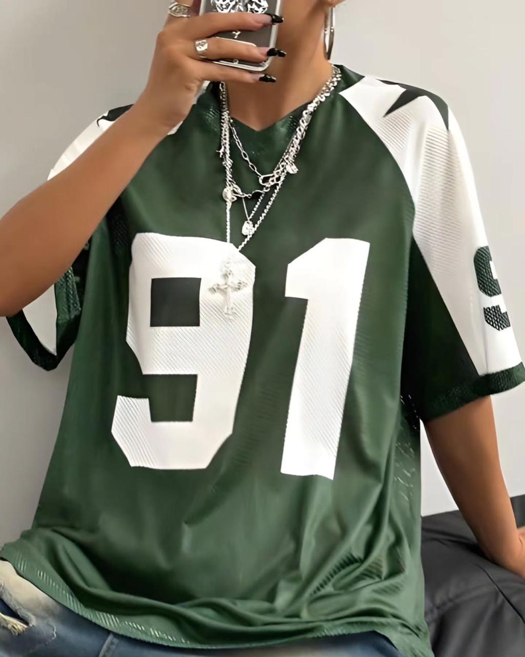 Oversized Varsity Jersey