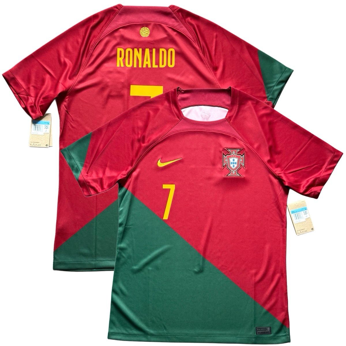 Ronaldo #7 Portugal Red Jersey