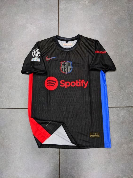 FC Barcelona 24/25 UCL Jersey – Black Edition