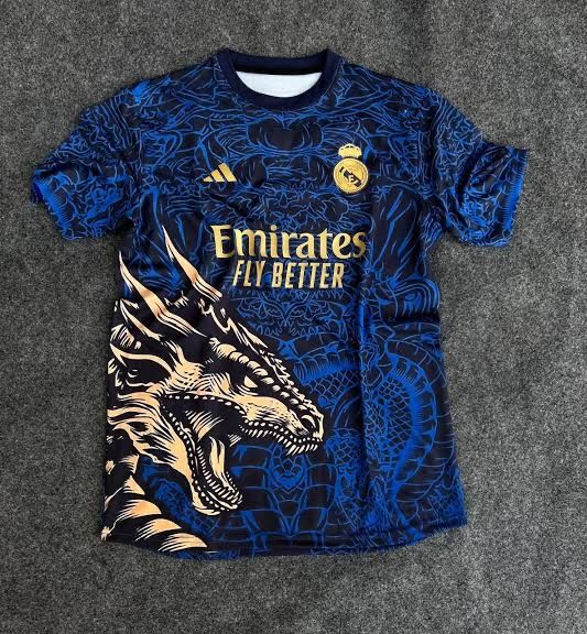 Real Madrid Dragon Jersey Blue Edition