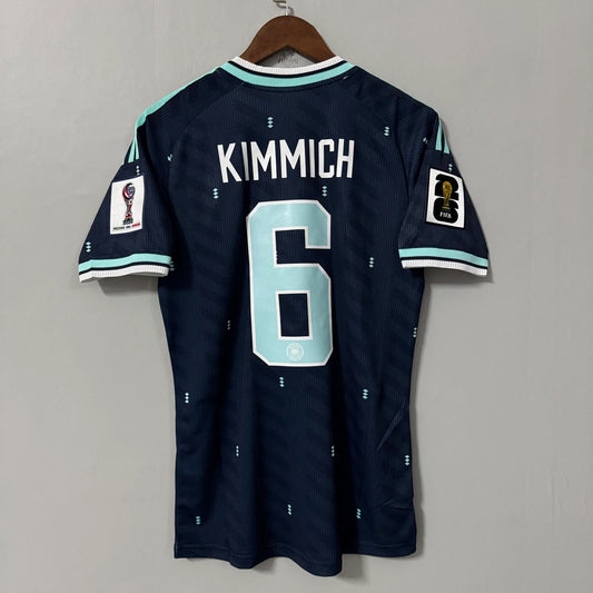 Germany 2026 World Cup Special Edition Retro Kit – #6 Kimmich / National Team Jersey (Navy Blue & Mint Green)