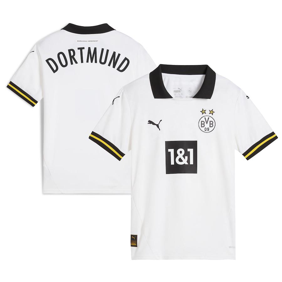 Borussia Dortmund 24/25 Away Jersey – White & Black Edition