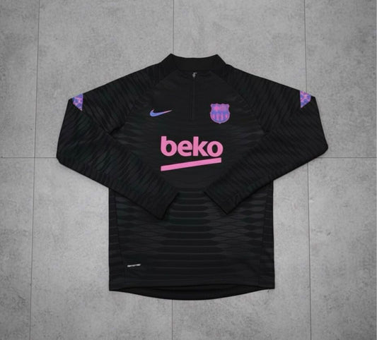 FC Barcelona Dark Matter Quarter-Zip Pullover - Pink Pop
