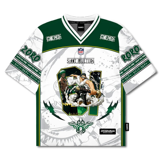 Saint Culture x One Piece — Roronoa Zoro #01 Football Jersey