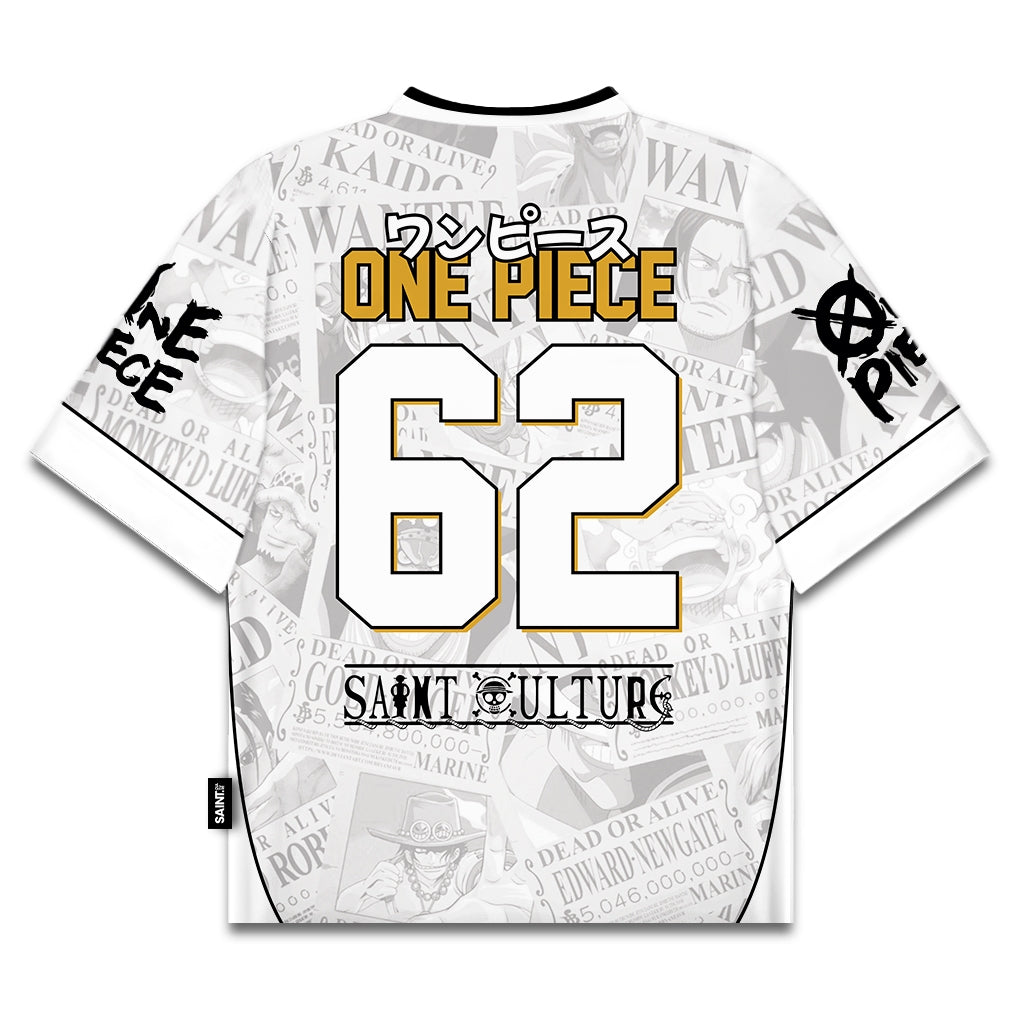 Saint Culture x One Piece — Wanted Posters #62 Football Jersey