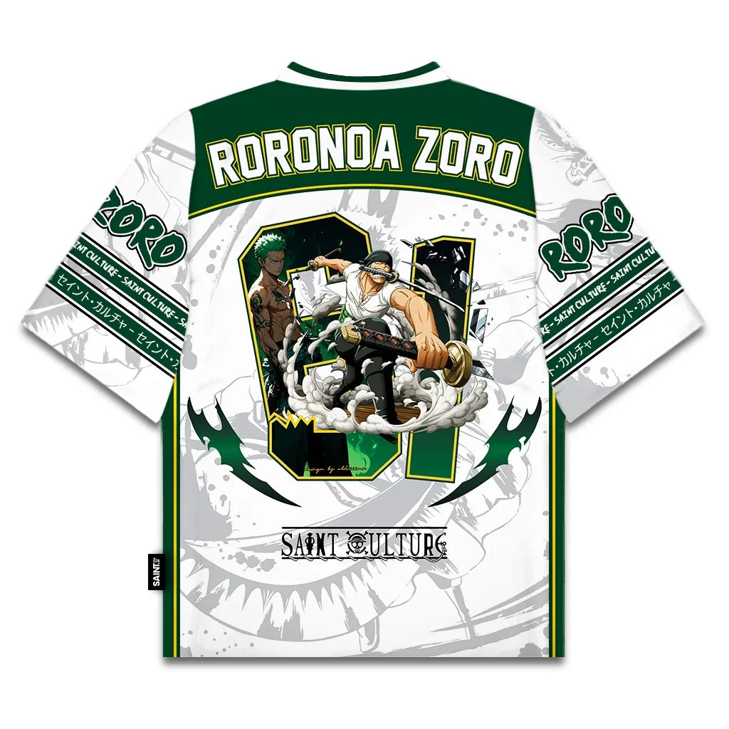 Saint Culture x One Piece — Roronoa Zoro #01 Football Jersey