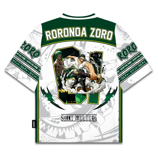 Saint Culture x One Piece — Roronoa Zoro #01 Football Jersey