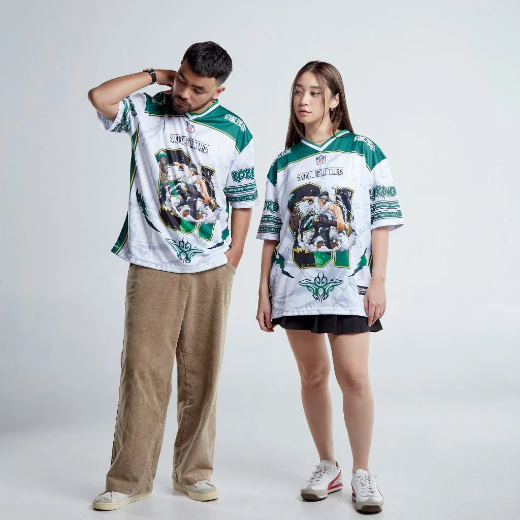 Saint Culture x One Piece — Roronoa Zoro #01 Football Jersey