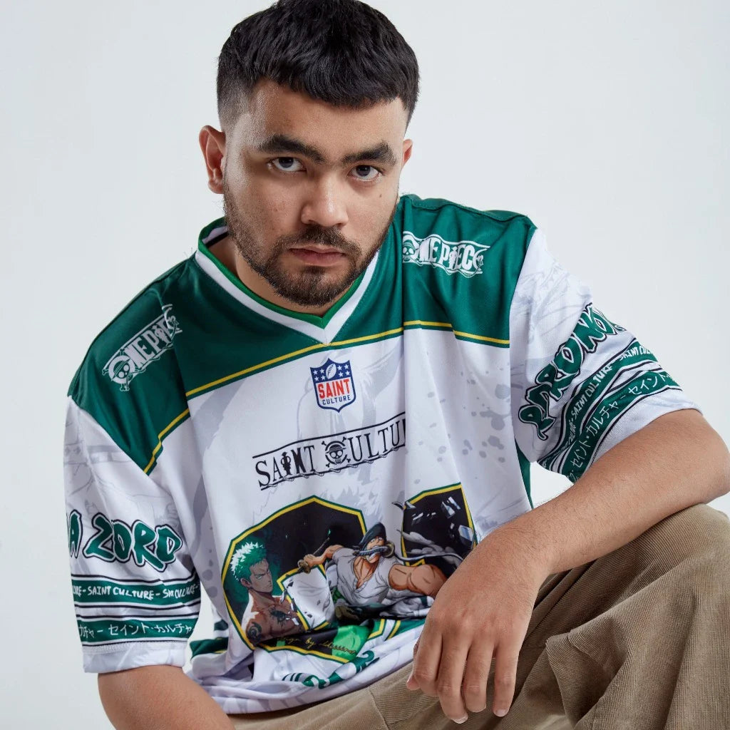 Saint Culture x One Piece — Roronoa Zoro #01 Football Jersey