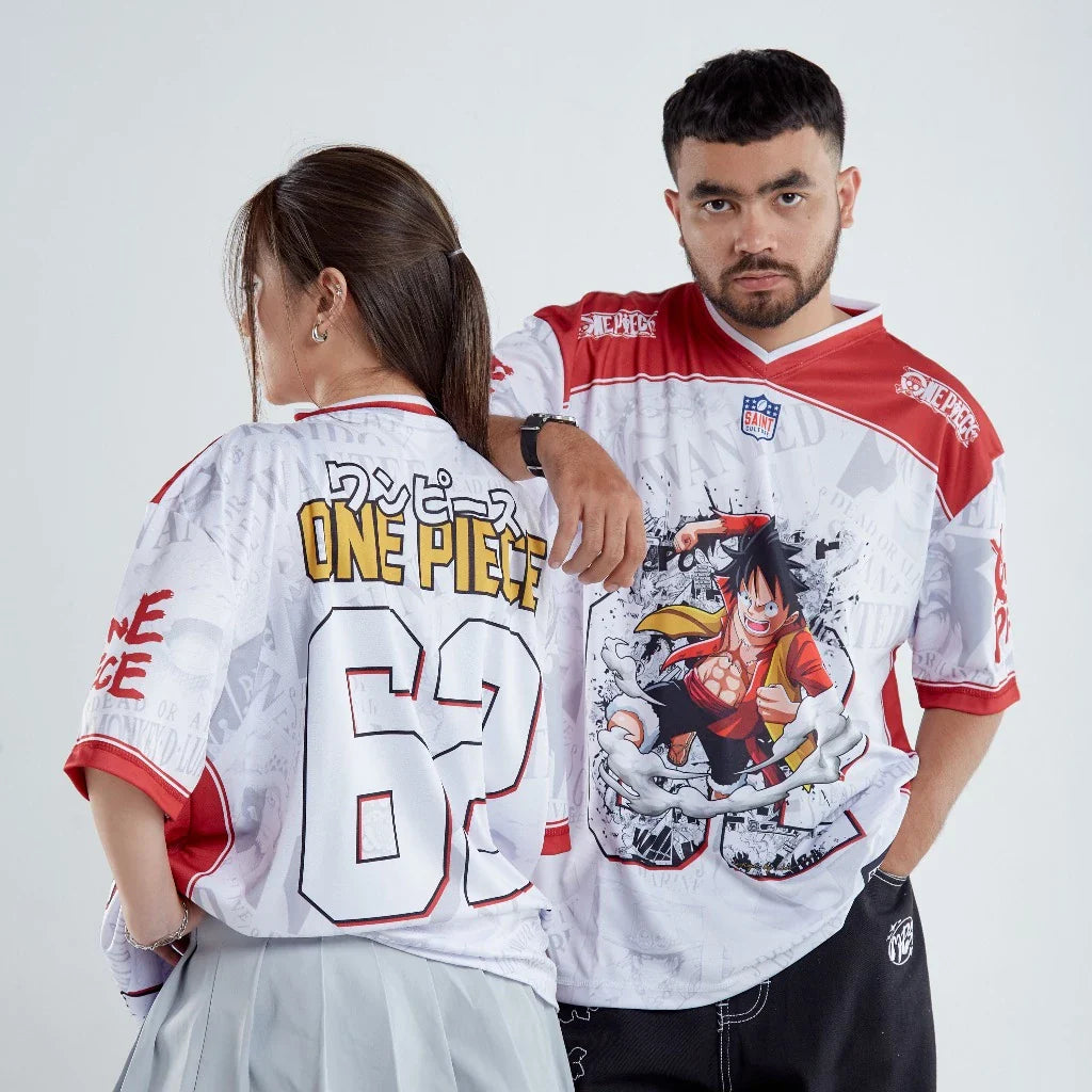 One Piece x Saint Culture Football Jersey — Monkey D. Luffy Edition