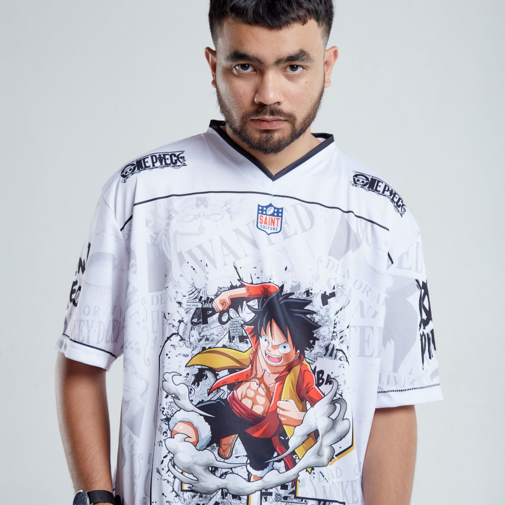 Saint Culture x One Piece — Wanted Posters #62 Football Jersey