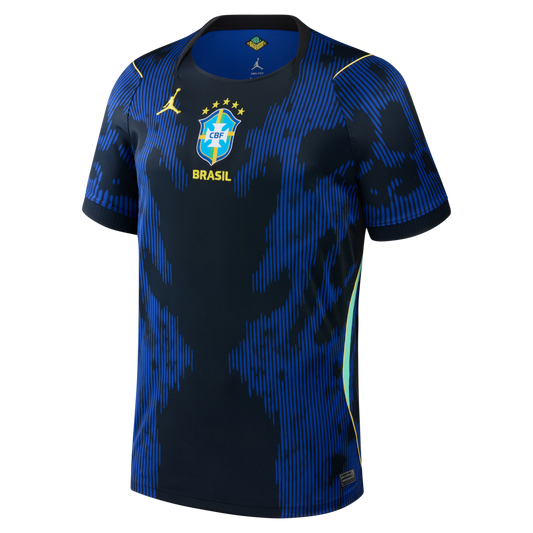 Brazil Special Edition Concept Kit Away Jersey – #7 Vinícius Jr. / Neymar Edition (Dark Blue/Gold/Teal)