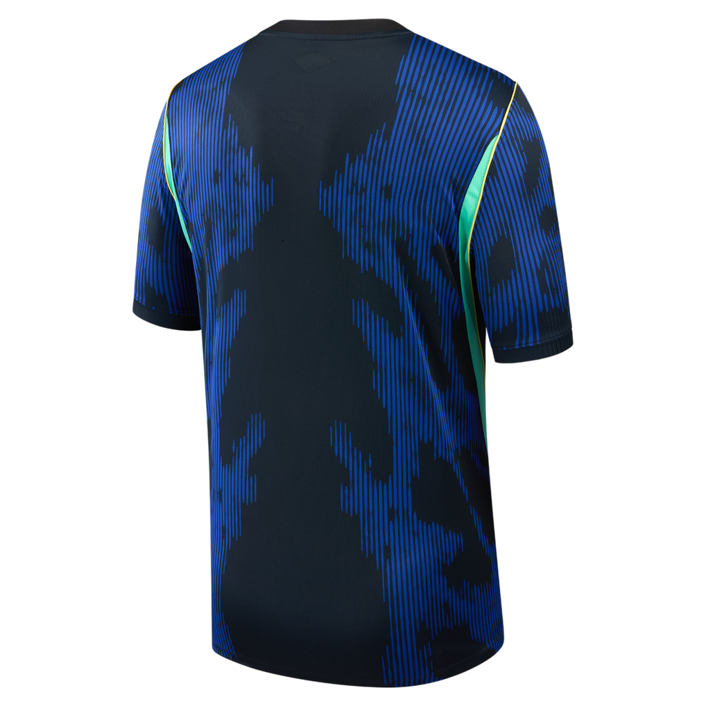Brazil Special Edition Concept Kit Away Jersey – #7 Vinícius Jr. / Neymar Edition (Dark Blue/Gold/Teal)