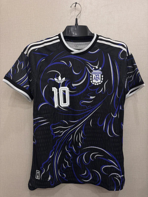 Argentina Messi #10 Special Edition "Blue Flame" Jersey